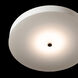 Disq LED 23 inch Dark Smoke Semi-Flush Ceiling Light, Large