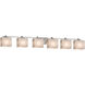 Clouds 55.5 inch Brushed Nickel Bath Bar Wall Light