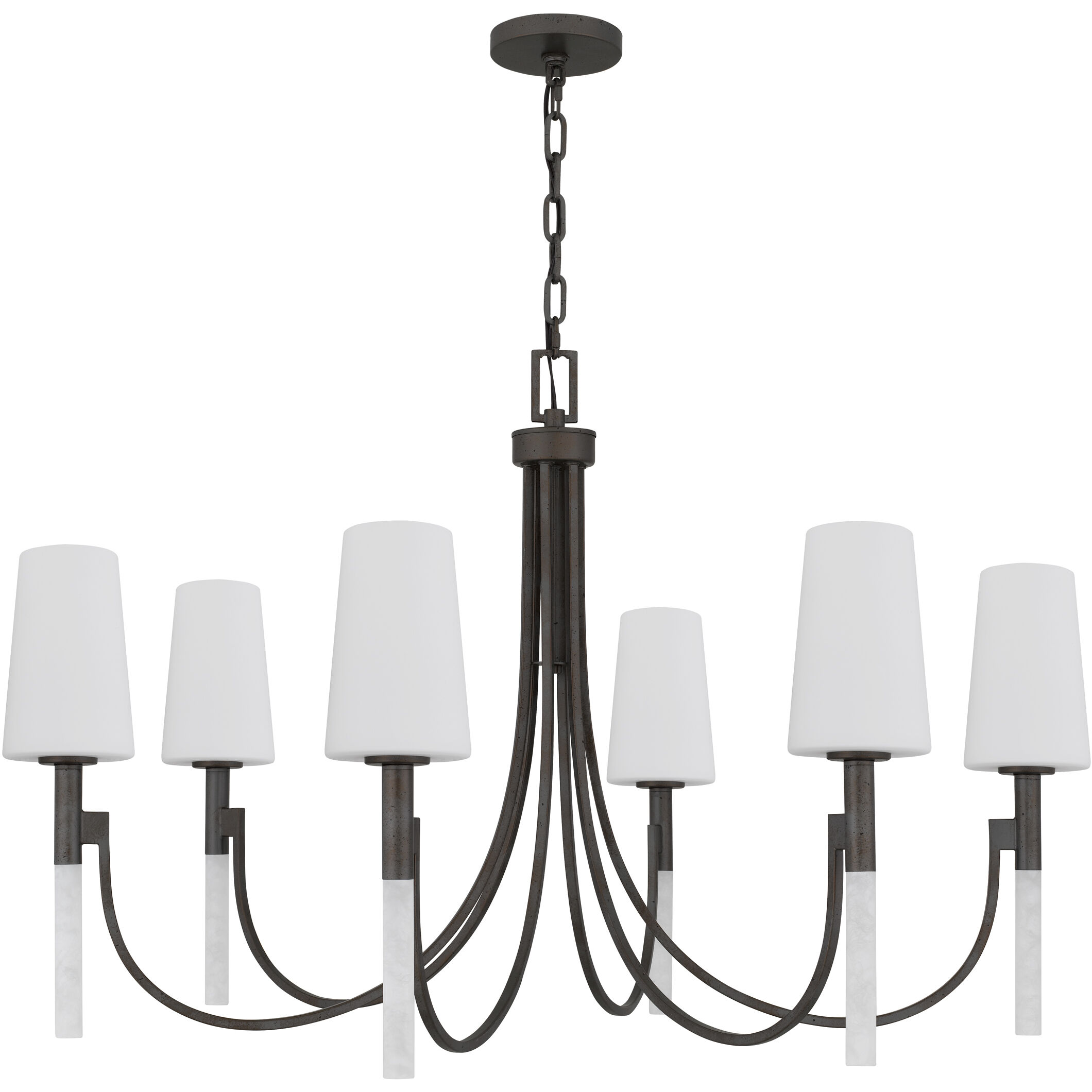 Eloura 6 Light 40 inch Iron Gate Chandelier Ceiling Light