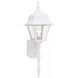 Polycarbonate Outdoor 1 Light 25 inch White Outdoor Wall Lantern, Large