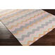 Frontier 96 X 30 inch Mauve/Brown/Medium Gray/Light Gray Handmade Rug