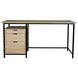 Nabucco 60 X 30 inch Bleached Walnut Desk