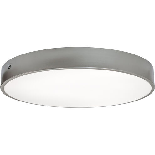 Bailey LED 19 inch Satin Nickel Flush Mount Ceiling Light