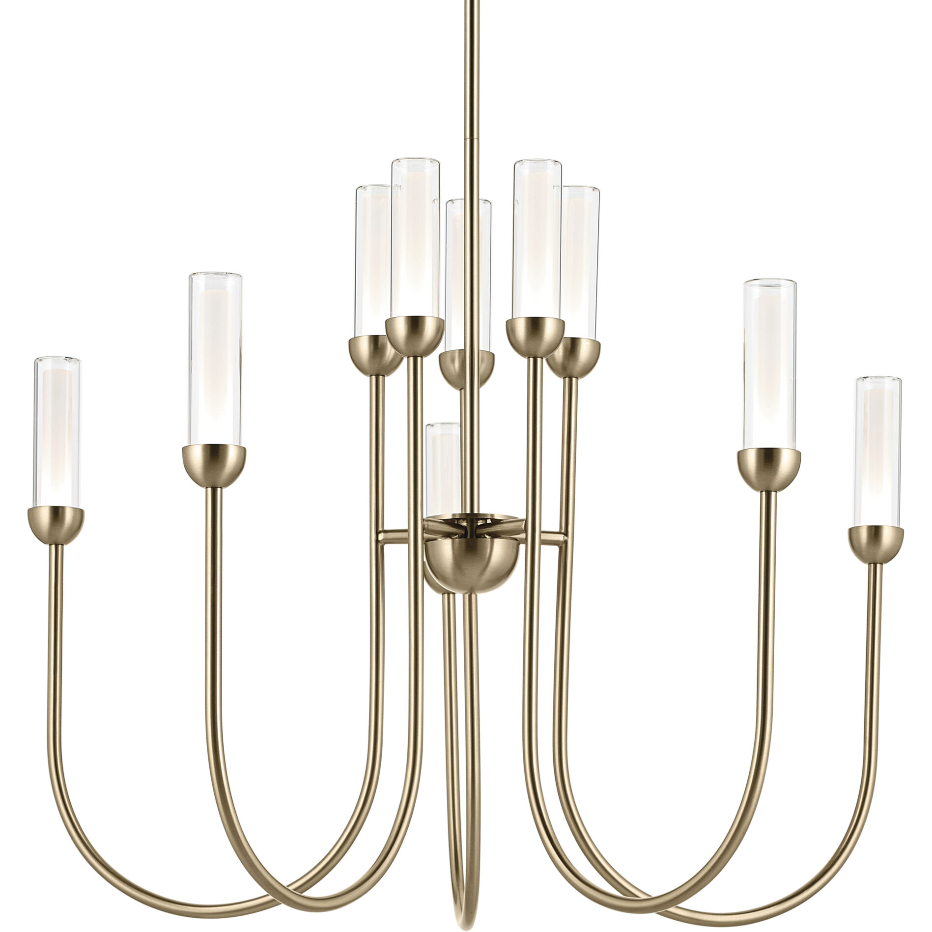 Moraine LED Champagne Bronze Chandelier Ceiling Light