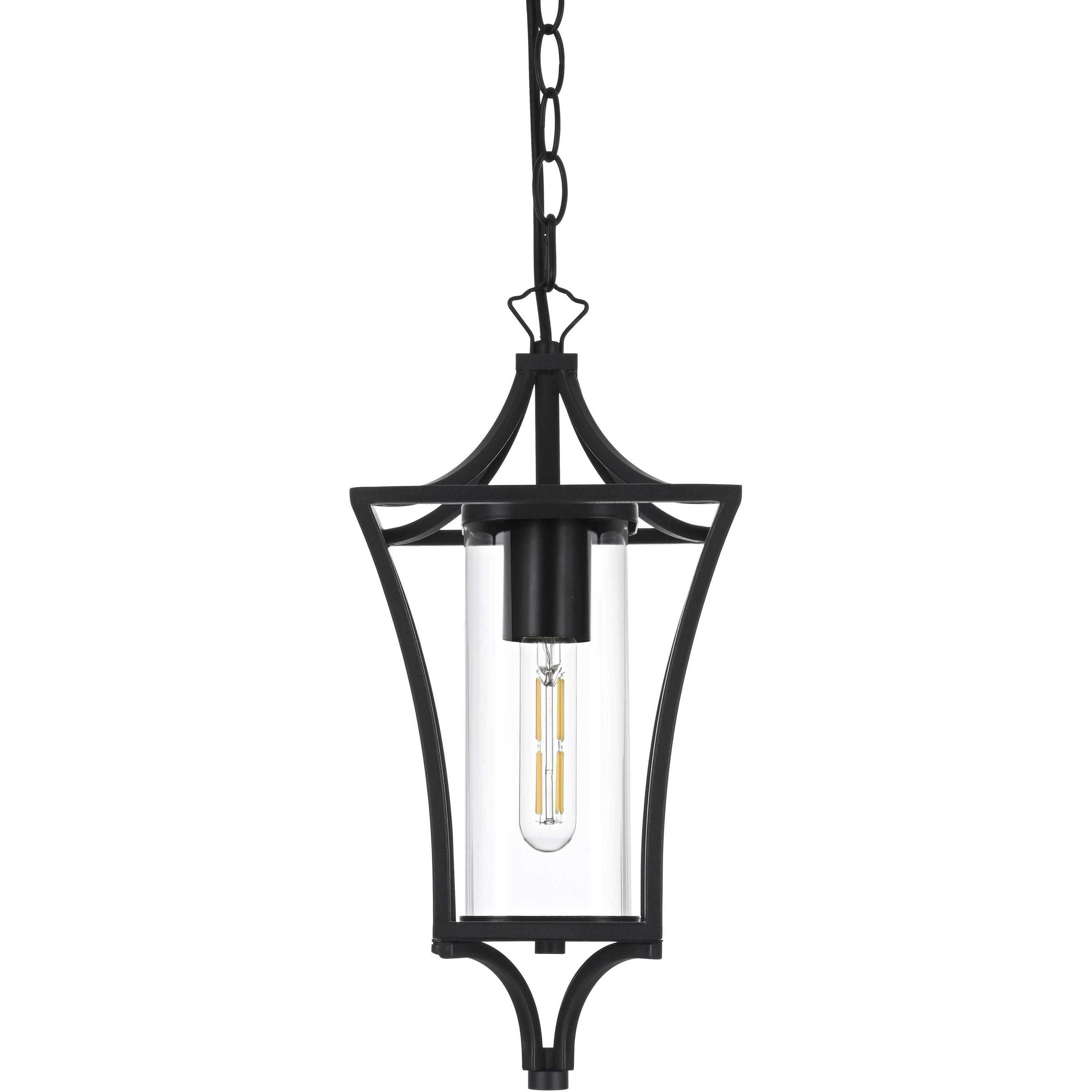 Belgrade 1 Light 7 inch Black Outdoor Pendant