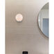 Mimi 1 Light 6 inch Chrome Bath Sconce Wall Light, can be Ceiling Mounted