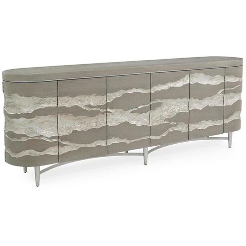 Alpine 94.25 X 18.25 inch Gray Driftwood Credenza