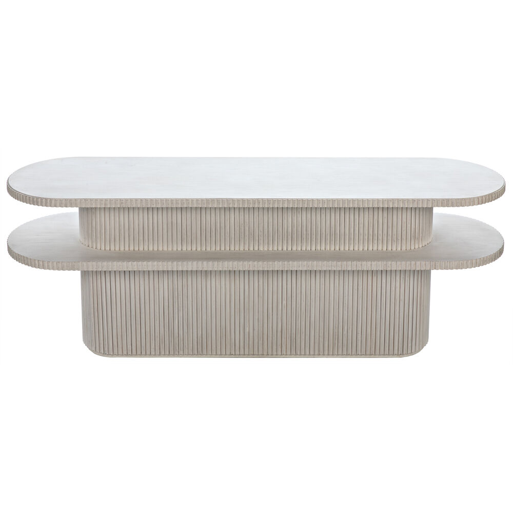 Parker 84 X 22 inch White Wash Console