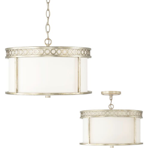 Isabella 4 Light 15.25 inch Winter Gold Semi-Flush Mount Ceiling Light, Convertible Dual Mount