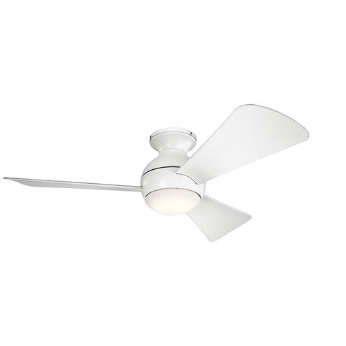 Sola 44 inch Matte White Ceiling Fan