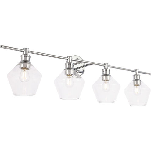 Gene 4 Light 38 inch Chrome Wall sconce Wall Light