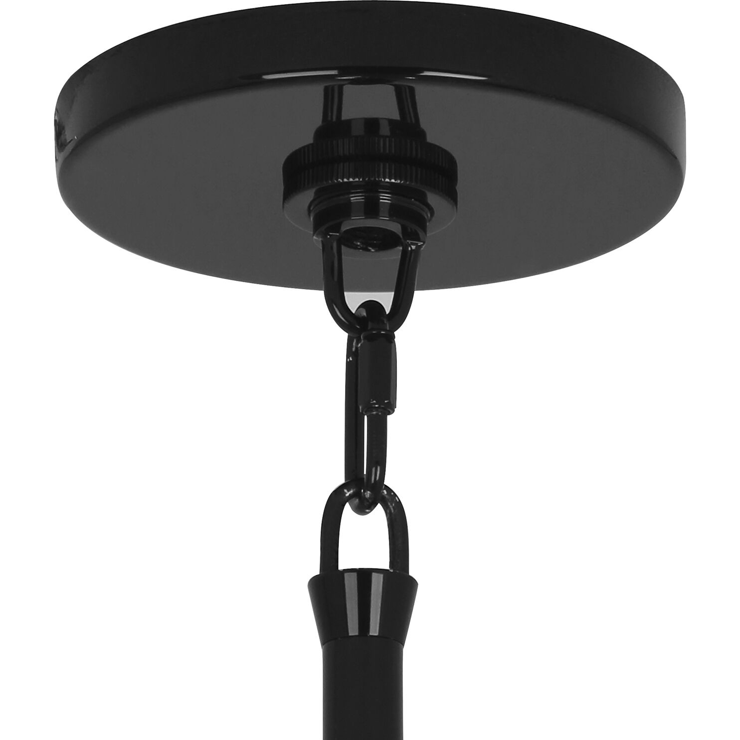 Pierce 3 Light 23 inch Piano Black Pendant Ceiling Light