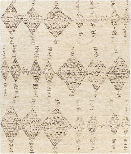 Pampa 120 X 96 inch Cream Rug in 8 x 10, Rectangle