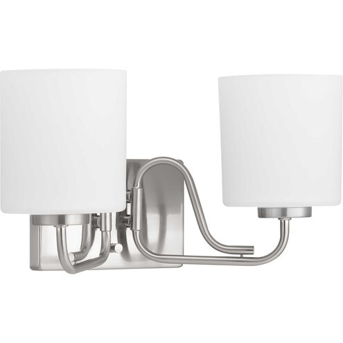Tobin 2 Light 15.25 inch Brushed Nickel Bath Vanity Wall Light