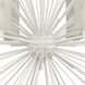 Sea Urchin 8 Light 34 inch White Coral Chandelier Ceiling Light
