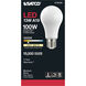 Lumos LED Medium 13.50 watt 120 3000K Light Bulb 