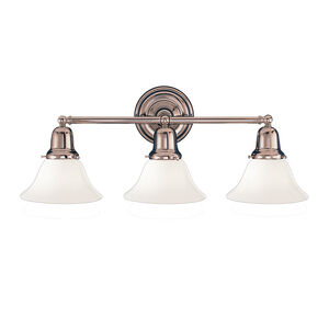 Edison 3 Light 21 inch Polished Nickel Bath And Vanity Wall Light in 415