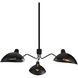 Droid 3 Light 34 inch Bronze/Brushed Gold Pendant Ceiling Light 