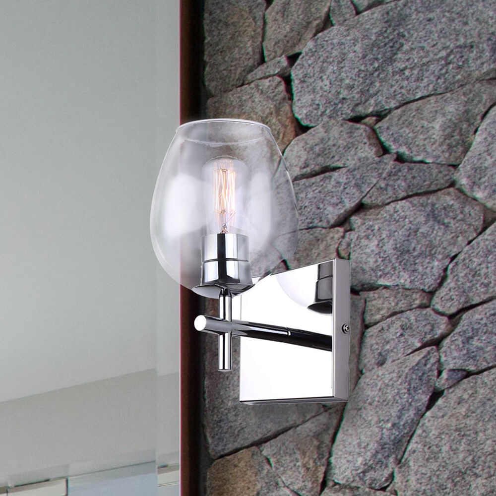 Cain 1 Light 7.5 inch Chrome Vanity Light Wall Light