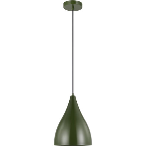 Oden 1 Light 9 inch Olive Pendant Ceiling Light
