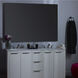 Track 36 X 36 inch Black LED Lighted Mirror, Vanita by Oxygen