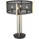 Trend Home 25 inch 60.00 watt Matte Black Table Lamp Portable Light