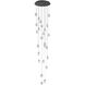 Beluga LED 30 inch Black Pendant Ceiling Light