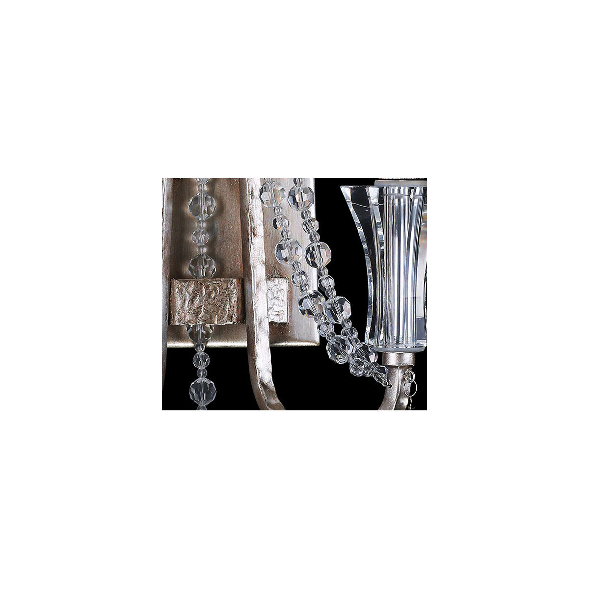 Barcelona Wall Sconce Wall Light in Transcend Silver, Optic Crystal