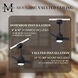 Atlas Alessandra - LK 56 inch Matte Black Transitional Ceiling Fan