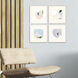 Abstract Multi and Blue and Green and Yellow Framed Art
