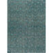 Zahra 66 X 42 inch Emerald, Black Rug