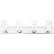 Zurich 4 Light 36 inch Polished Chrome Vanity Sconce Wall Light