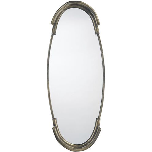 Margaux 45 X 17 inch Antique Silver Mirror