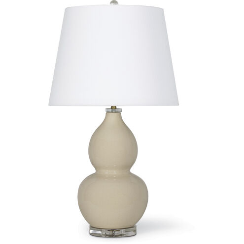 June 28.75 inch 150.00 watt Ivory Table Lamp Portable Light