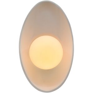 Ambiance LED 7.5 inch Matte White Wall Sconce Wall Light