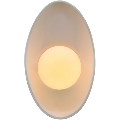Ambiance LED 7.5 inch Matte White Wall Sconce Wall Light