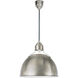 Thomas O'Brien Eugene 1 Light 15.5 inch Antique Nickel Pendant Ceiling Light, Medium