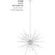 Bessel 15 Light 30 inch Sand Coal Pendant Ceiling Light