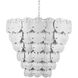 Tulum 8 Light 32 inch Sugar White Chandelier Ceiling Light, Marjorie Skouras Collection