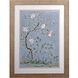 Florals Collection Blue Framed Art