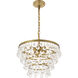 Kora 5 Light 17 inch Brass Pendant Ceiling Light