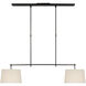 Thomas O'Brien Bryant LED 48 inch Bronze Billiard Ceiling Light, Medium