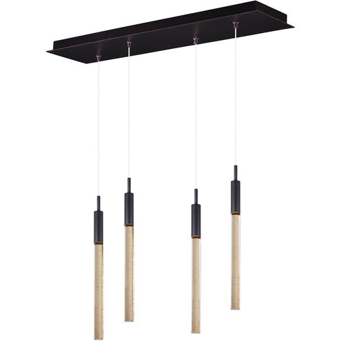 Scepter LED 25 inch Anodized Bronze Linear Pendant Ceiling Light