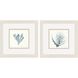 Waterside Collection Distressed Whitewash Framed Art