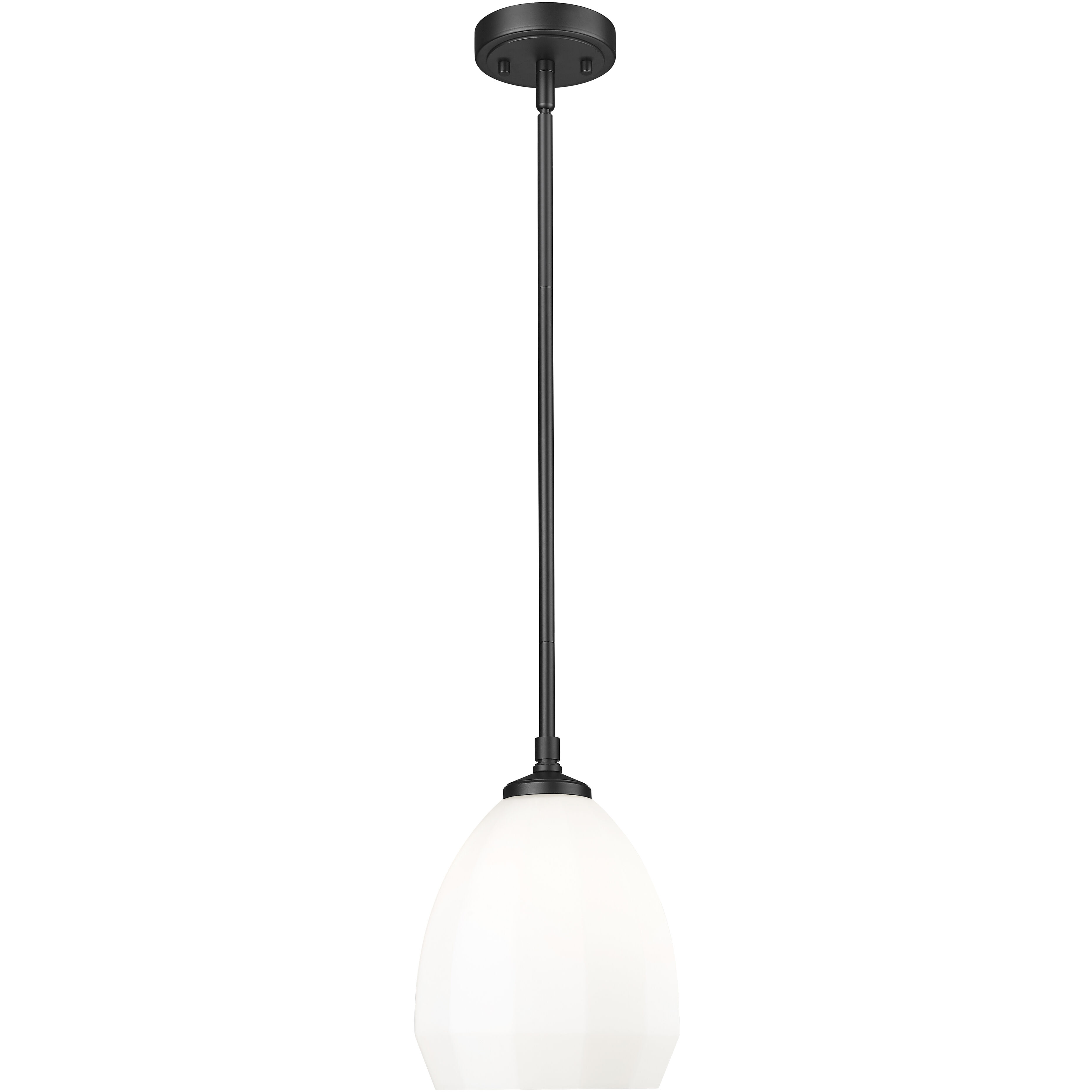 Oren 1 Light 8 inch Matte Black Pendant Ceiling Light