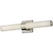 Aiden LED 23 inch Polished Nickel Vanity Light Wall Light, Vertical
