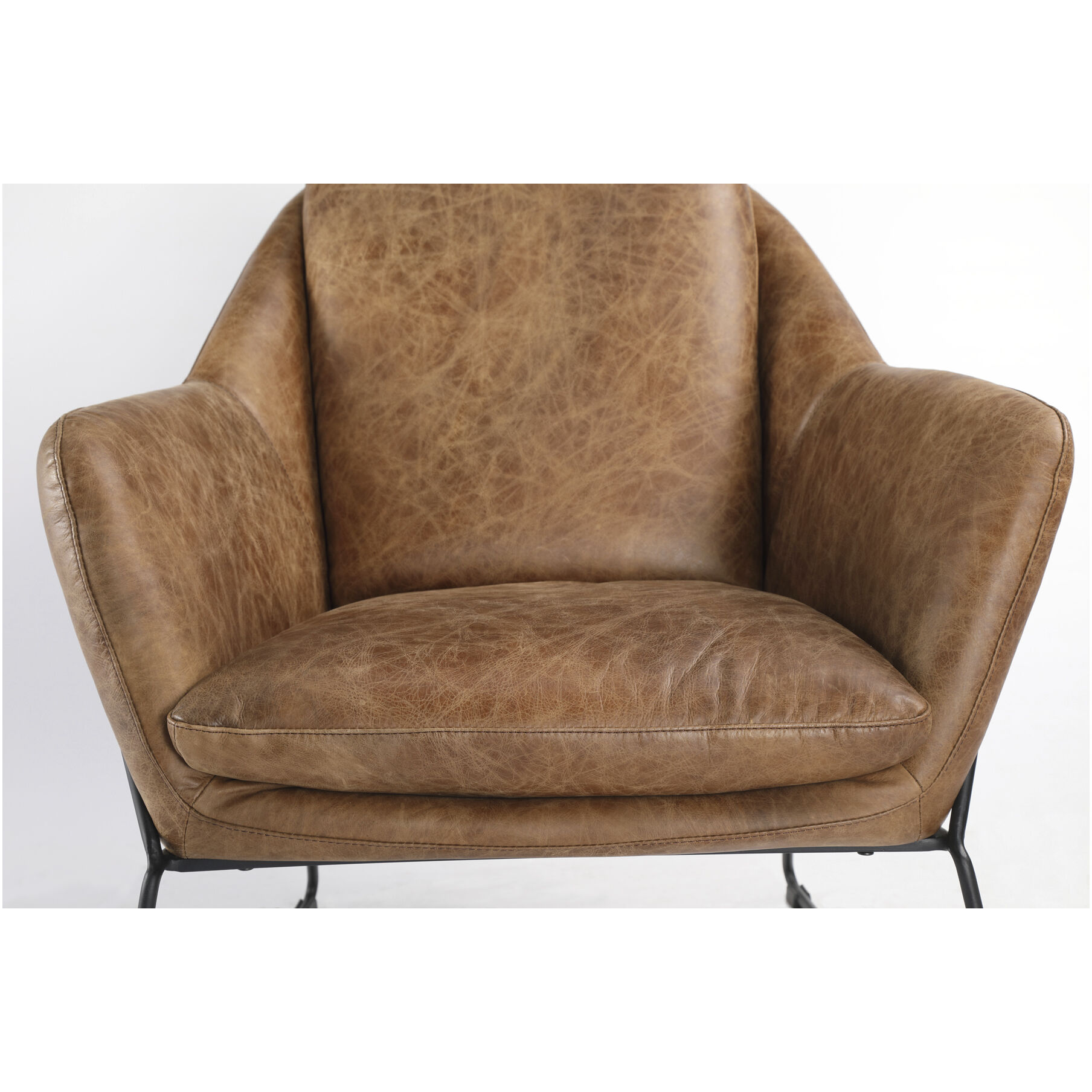 Greer Brown Club Chair