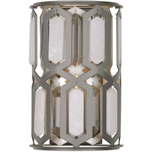 Hexly 1 Light 8 inch Bronze and Sultry Silver Wall Sconce Wall Light