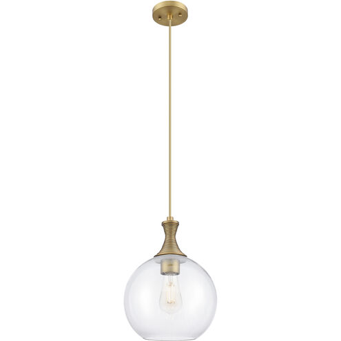 Downtown Urban Astor 1 Light 10 inch Brushed Brass Mini Pendant Ceiling Light