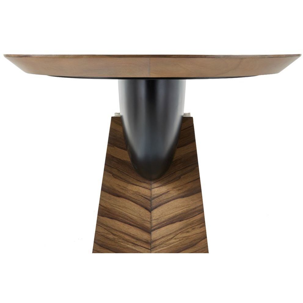 Dorette 42 X 33 inch Chateau Gray and Matte Black Entry Table